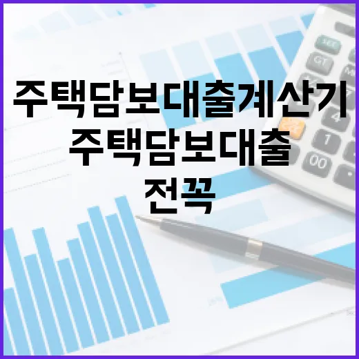 주택담보대출계산기 쓰기 전 꼭 넣어봐야 할 숫자 5가지 - 요약