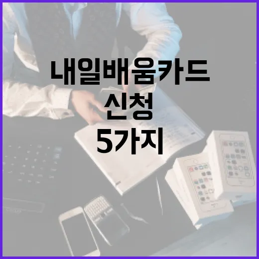 내일배움카드 신청 전 확인할 5가지 숫자 - 요약
