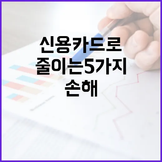 신용카드로 손해 줄이는 5가지 기준 - 요약