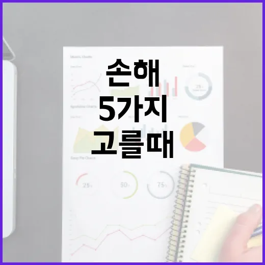 카드 고를 때 손해 줄이는 5가지 기준 - 요약