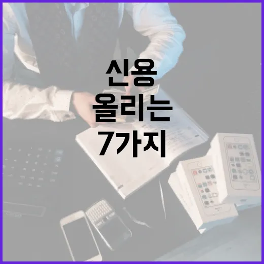 신용등급 올리는 7가지 실전 기준, 대출금리에서 갈리는 숫자 - 요약