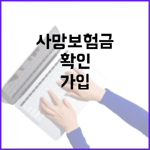 사망보험금 가입 전 확인할 5가지 숫자 기준 - 요약