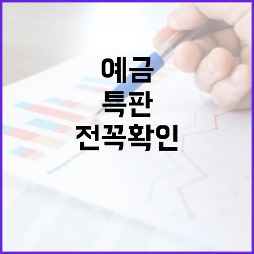 특판예금 가입 전 꼭 확인할 5가지 숫자 - 요약
