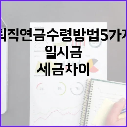 퇴직연금수령방법 5가지 기준으로 고르는 법: 일시금·연금·세금 차이 - 요약