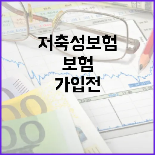 저축성보험 가입 전 따져야 할 5가지 숫자 - 요약