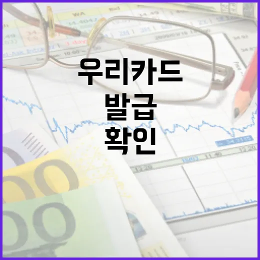 우리카드발급 전 확인할 5가지 숫자 기준 - 요약