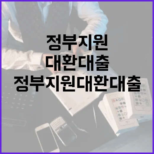 정부지원대환대출 고르기 전 확인할 5가지 숫자 - 요약