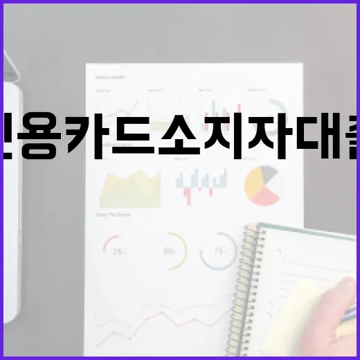 신용카드소지자대출 전에 꼭 따져야 할 5가지 숫자 - 요약
