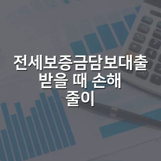 전세보증금담보대출 받을 때 손해 줄이는 5가지 체크포인트 - 요약
