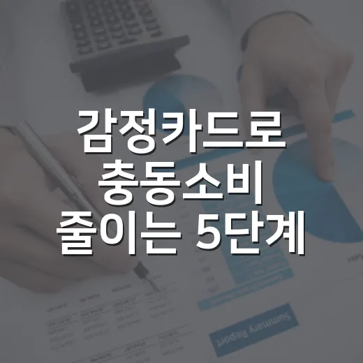 감정카드로 충동소비 줄이는 5단계 - 요약