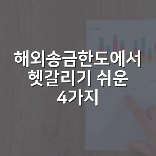 해외송금한도에서 헷갈리기 쉬운 4가지 숫자 - 요약