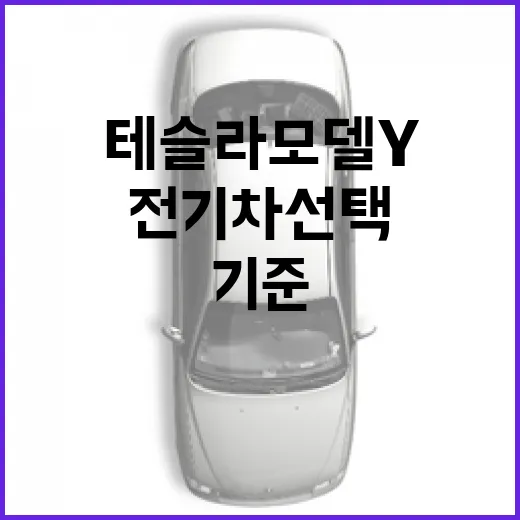 테슬라 모델 Y: 전기차 선택의 새로운 기준 - 요약