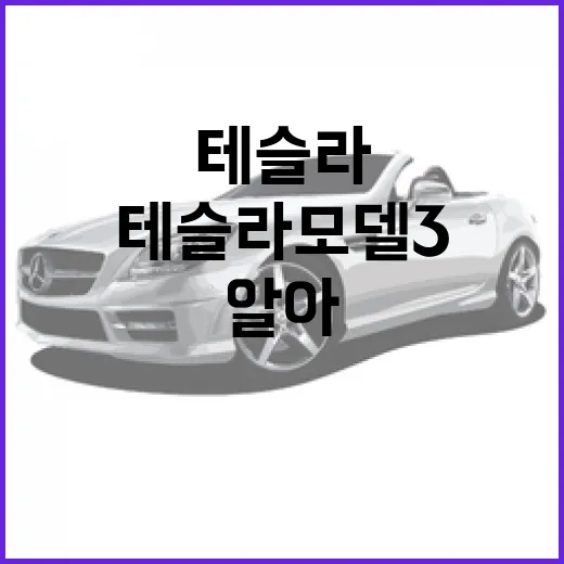 테슬라 모델3, 알아두면 좋은 팁과 활용법 - 요약