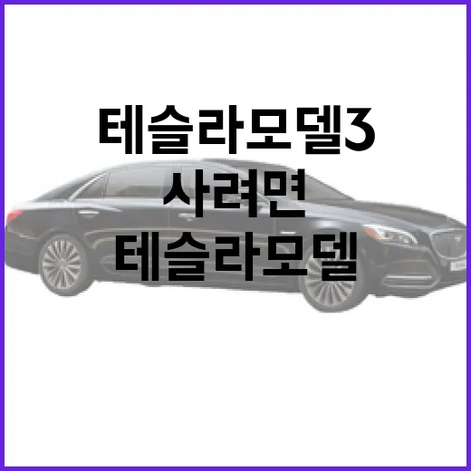 테슬라 모델3 처음 사려면 이렇게 고르면 됩니다 - 요약