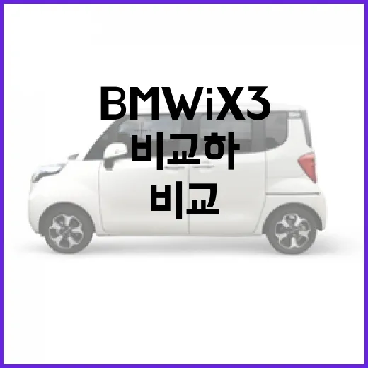 BMW iX3 사려면 이렇게 비교하면 됩니다 - 요약
