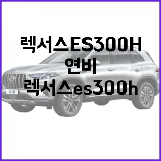 렉서스 es300h 제대로 고르는 방법, 연비보다 먼저 봐야 할 것들 - 요약