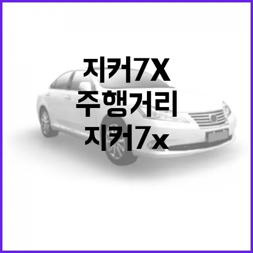 지커 7X 고르려면 이렇게 봐야 합니다: 주행거리, 충전, 실내까지 현실 기준 가이드 - 요약