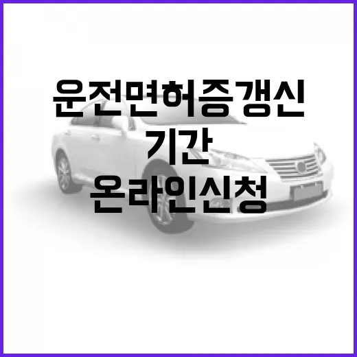 운전면허증 갱신하려면 이렇게 준비하세요: 기간 확인부터 온라인 신청까지 - 요약