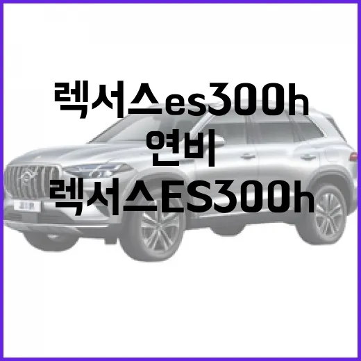 렉서스 ES300h 고르는 방법, 연비와 승차감까지 따져보려면 이렇게 - 요약