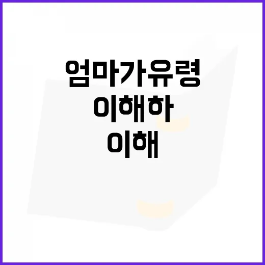 엄마가 유령인 상황을 이해하는 방법 - 요약