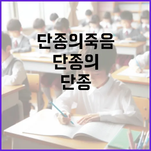 단종의 죽음을 이해하는 방법 - 요약