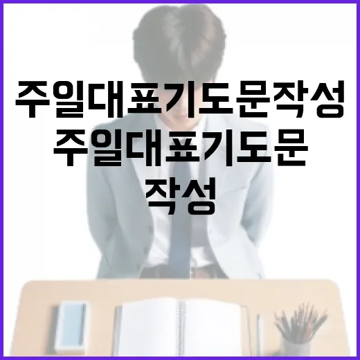 주일대표기도문 작성하는 방법 - 요약