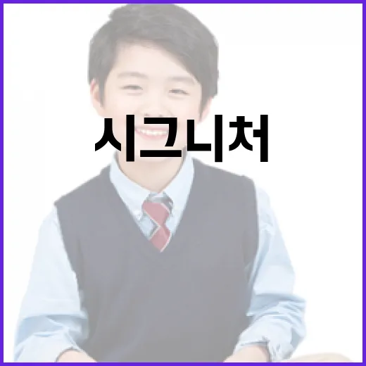 시그니처의 뜻과 활용 방법 - 요약