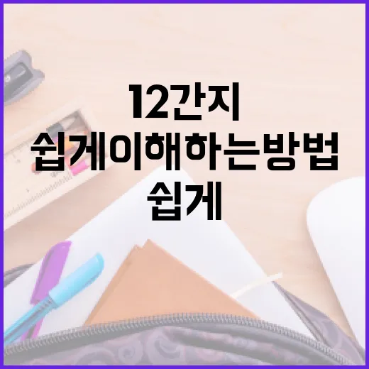 12간지를 쉽게 이해하는 방법 - 요약