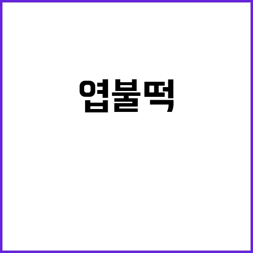 엽불떡을 제대로 즐기는 방법 - 요약
