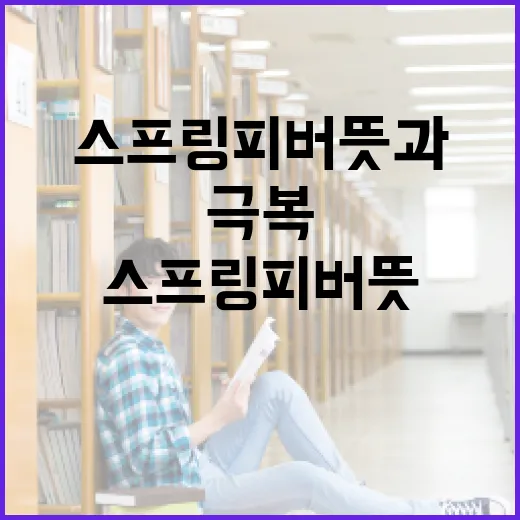 스프링피버 뜻과 이를 극복하는 방법 - 요약