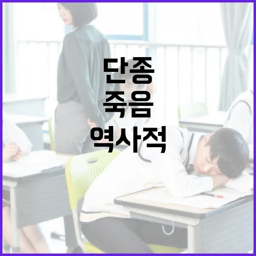 단종의 죽음을 이해하는 방법: 역사적 맥락과 영향 - 요약