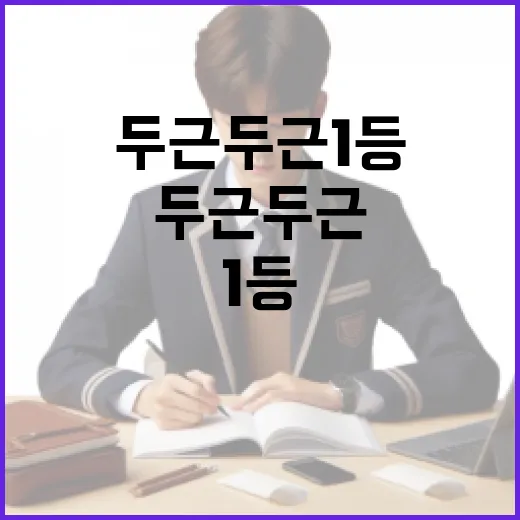 두근두근 1등을 차지하는 방법 - 요약