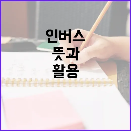 인버스의 뜻과 생활 속 활용 방법 - 요약