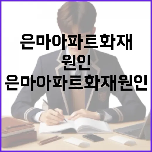 은마아파트 화재 원인 분석과 예방 방법 - 요약