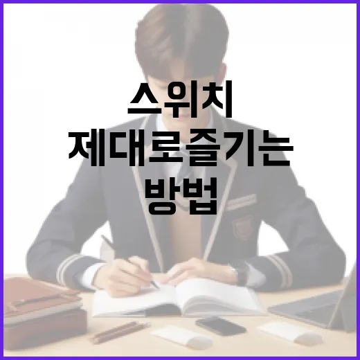 스위치 더 경기를 제대로 즐기는 방법 - 요약