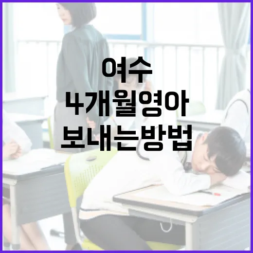 여수에서 4개월 영아와 행복한 시간을 보내는 방법 - 요약