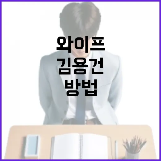 김용건 와이프에 대해 알아보는 방법 - 요약