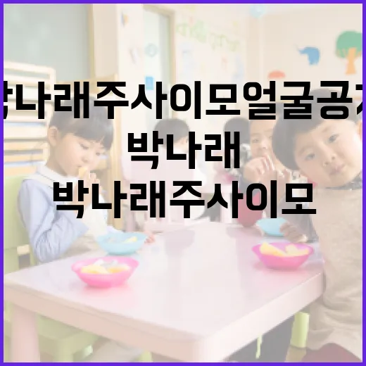 박나래 주사이모 얼굴 공개하는 방법과 그 의미 - 요약