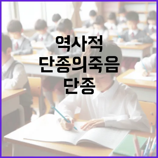 단종의 죽음에 대한 역사적 사실을 이해하는 방법 - 요약