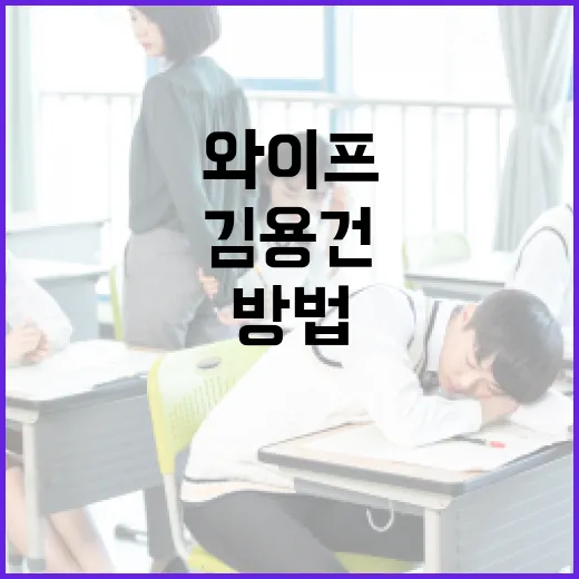 김용건 와이프에 대해 알아보는 방법 - 요약