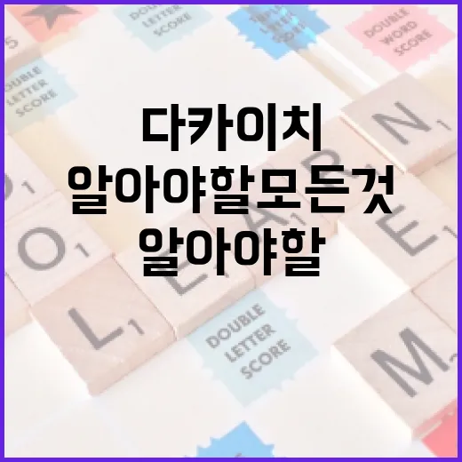 다카이치 남편에 대해 알아야 할 모든 것 - 요약