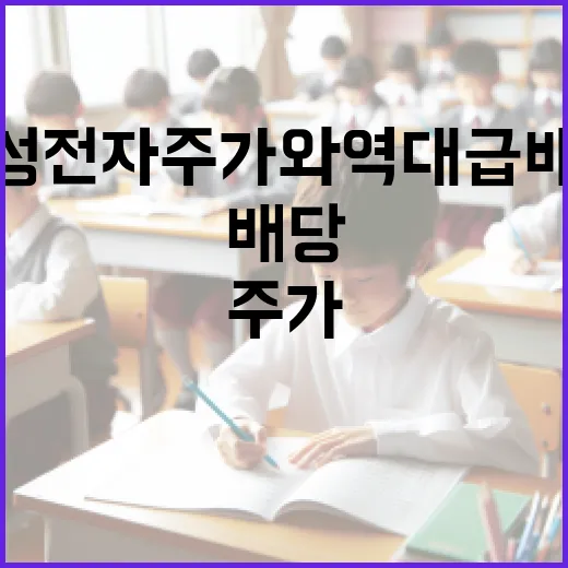 삼성전자 주가와 역대급 배당을 이해하는 방법 - 요약