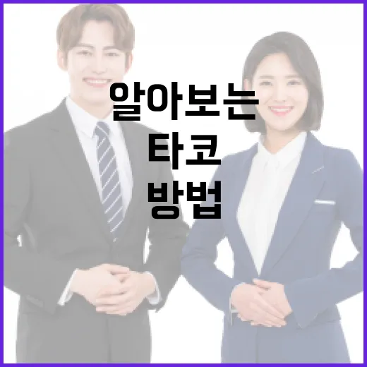 타코의 의미와 매력을 알아보는 방법 - 요약