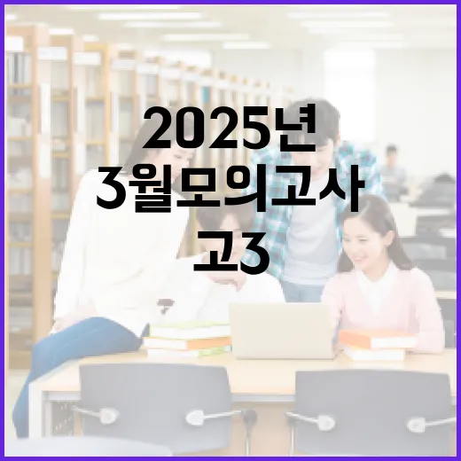 2025년 고3 학생들을 위한 3월 모의고사 준비 방법 - 요약