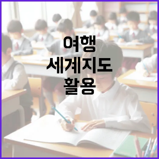 세계지도를 활용하여 여행 계획을 세우는 방법 - 요약