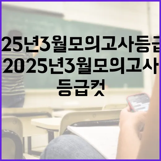 2025년 3월 모의고사 등급컷을 파악하는 방법 - 요약