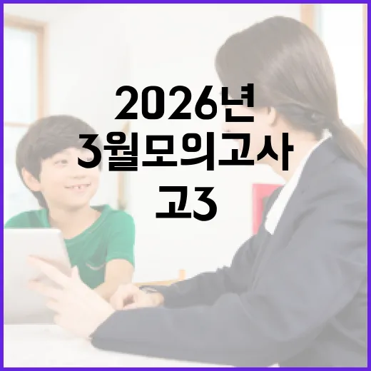 2026년 고3 3월 모의고사 준비하는 방법 - 요약