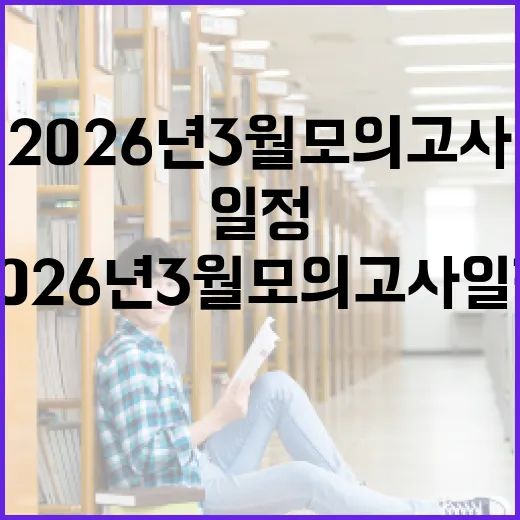 2026년 3월 모의고사 일정을 알아보는 방법 - 요약