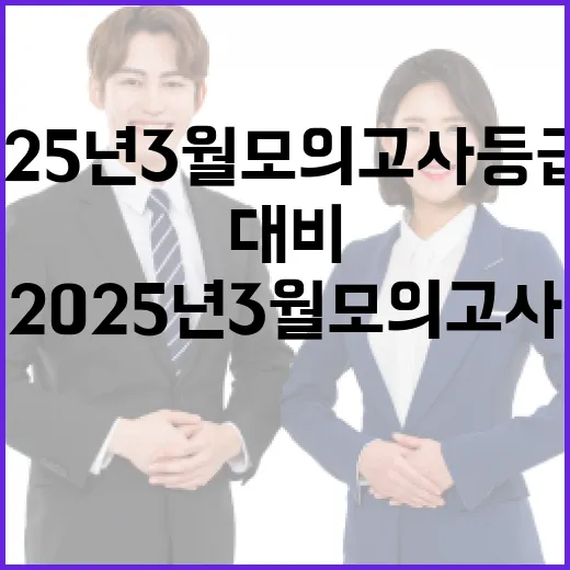 2025년 3월 모의고사 등급컷을 이해하고 대비하는 방법 - 요약