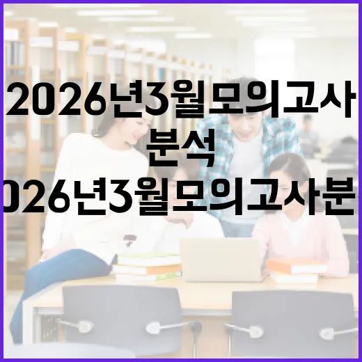 2026년 3월 모의고사 분석 방법 - 요약